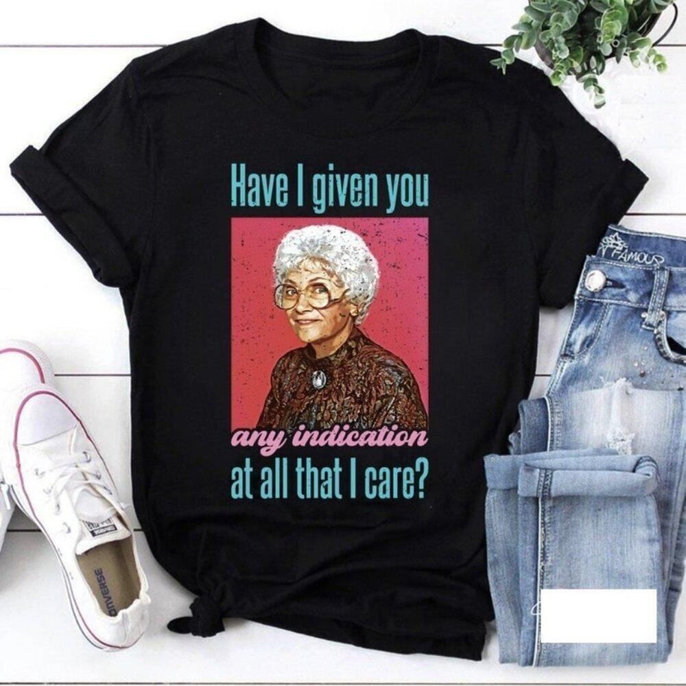 Have I Given You Any Indication At All That I Care Retro TShirt - Picture 1 of 4